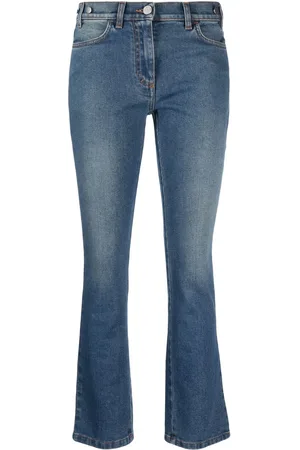 Serafini Jeans crop a vita media