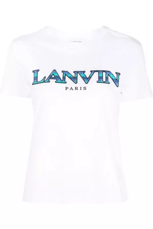Lanvin Donna T-shirt - T-shirt con ricamo - Bianco