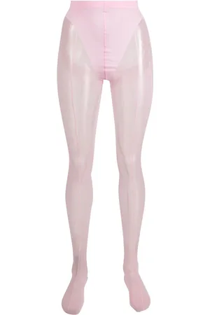 Wolford Calze con inserti x Mugler