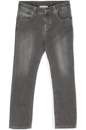 DOUUOD KIDS Jeans dritti con effetto schiarito