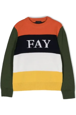FAY Maglione con design color-block