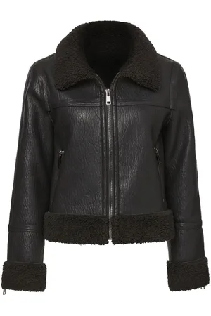 Unreal Fur Giacca Berlin con bordo in finto shearling