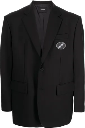We11 Done Blazer oversize con applicazione
