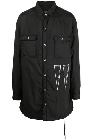 Rick Owens Giacca-camicia lunga