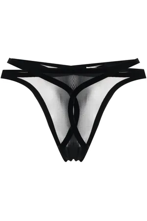 Wolford Tanga Flock Shaping x Mugler