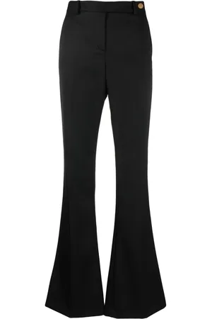 VERSACE Pantaloni svasati a vita alta