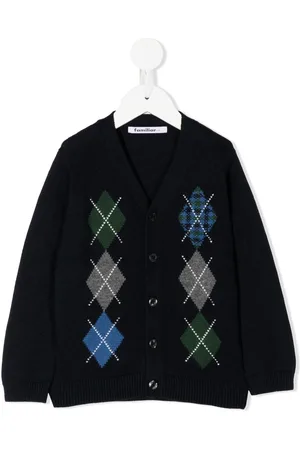 Familiar Cardigan a rombi