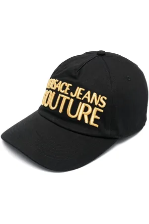VERSACE Cappello da baseball con logo metallizzato