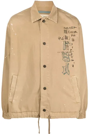Incotex Giacca-camicia con stampa grafica