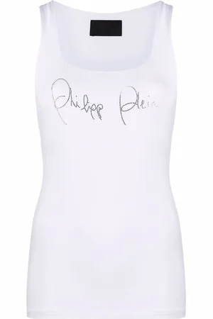 Philipp Plein Top con strass