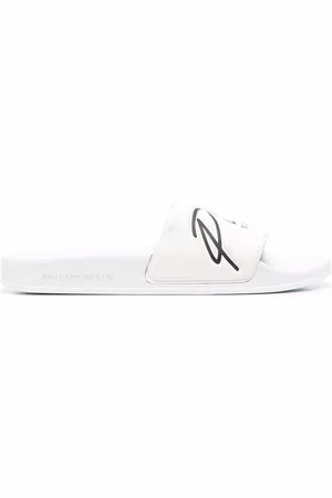 Philipp Plein Sandali slides goffrati
