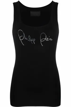 Philipp Plein Top con strass