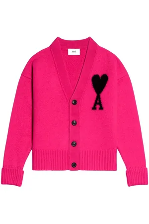 Ami Cardigan con intarsio