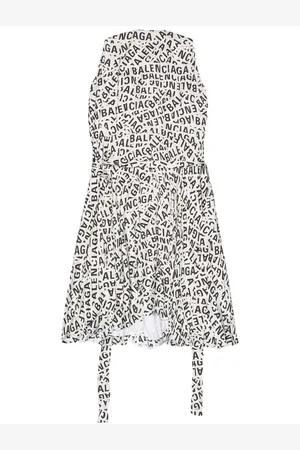 Balenciaga Abito midi con stampa