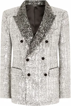 Dolce & Gabbana Blazer doppiopetto con paillettes