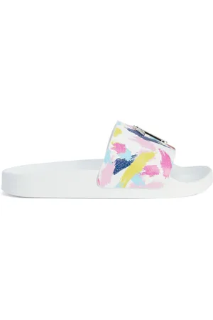 Giuseppe Zanotti Sandali slides Brett con stampa