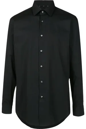 HUGO BOSS Camicia con orlo curvo