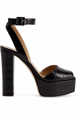 Giuseppe Zanotti Sandali Betty con effetto coccodrillo