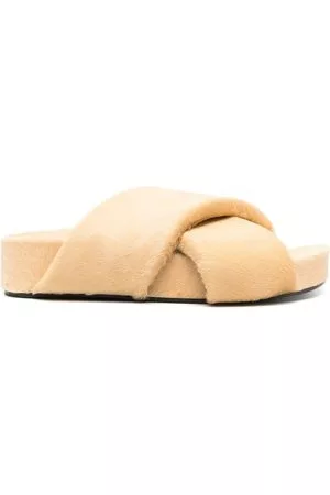 Jil Sander Donna Sandali - Sandali con fascette incrociate - Toni neutri