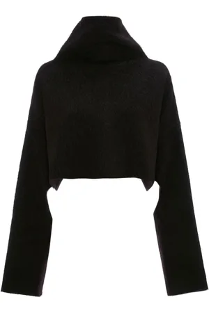 J.W.Anderson Maglione oversize con dettaglio cut-out crop