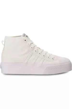 adidas Donna Sneakers - Sneakers Nizza con suola rialzata - Bianco