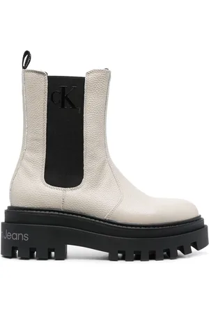 Calvin Klein Stivali Chelsea con plateau
