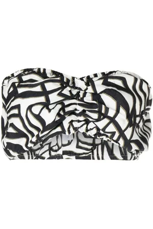 Bambah Top a fascia con stampa