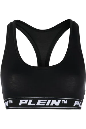 Philipp Plein Reggiseno sportivo con banda logo