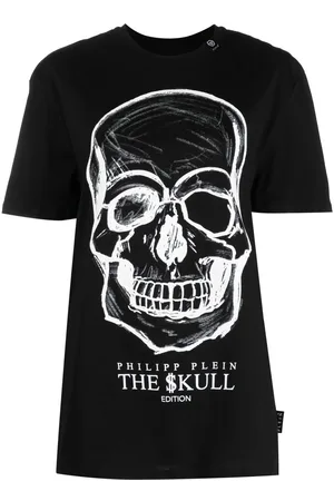 Philipp Plein T-shirt con stampa teschio