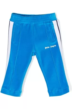 Palm Angels Joggers - Joggers con banda a righe - Blu