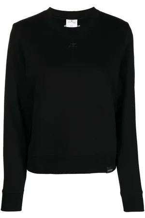 Courrèges Felpa con applicazione logo