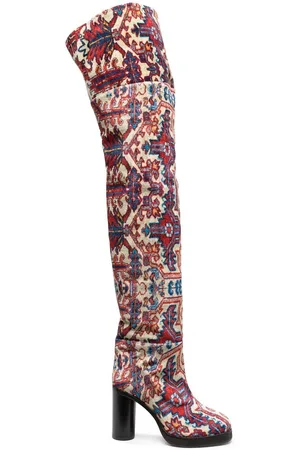 Isabel Marant Stivali Lurna con motivo jacquard