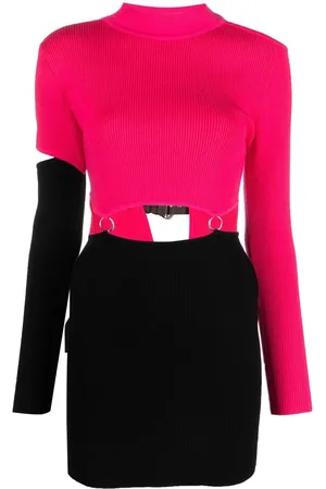 Andersson Bell Abito bicolore con cut-out