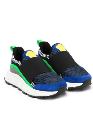 VERSACE Sneakers senza lacci con design color-block