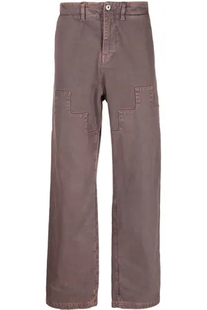 MARCELO BURLON Pantaloni dritti Cross