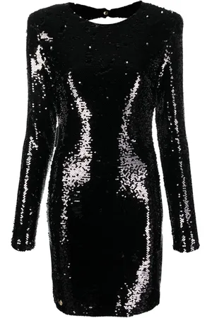 Philipp Plein Abito a maniche lunghe con paillettes