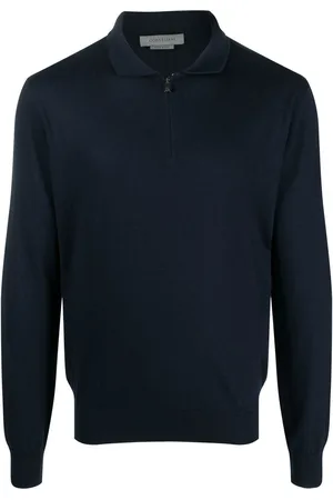 corneliani Felpa con mezza zip