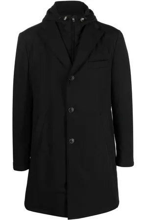 corneliani Giacca leggera monopetto con cappuccio