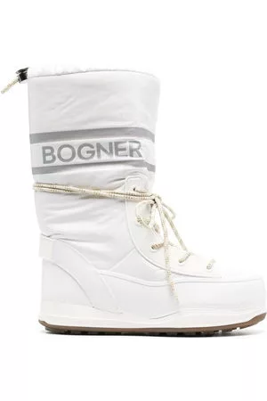 Bogner Stivali da neve con stampa - Bianco