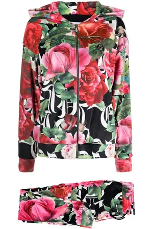 Philipp Plein Tuta sportiva a fiori
