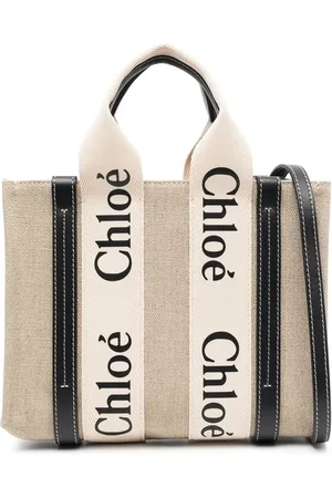 Chloé Borsa tote Woody con logo