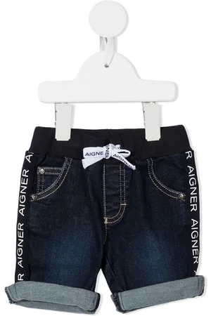 Aigner Shorts denim con banda logo