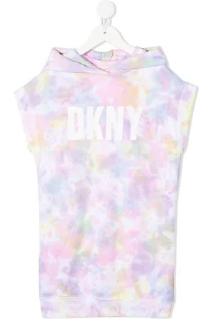 DKNY Abito con fantasia tie-dye