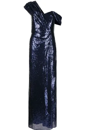 Badgley Mischka Abito midi con spalle scoperte