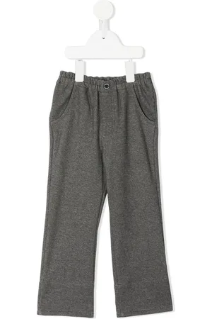Familiar Pantaloni dritti con vita elasticizzata