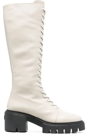 Stuart Weitzman Stivali chunky stringati