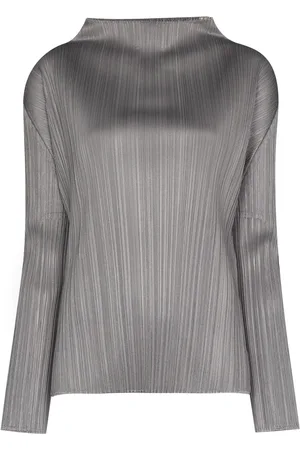 PLEATS PLEASE ISSEY MIYAKE Top a collo alto