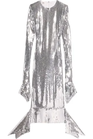 Ami Abito midi con paillettes