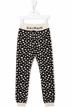 Balmain Pantaloni sportivi con stampa geometrica