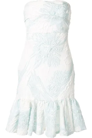 Bambah Vestito a fiori senza spalline